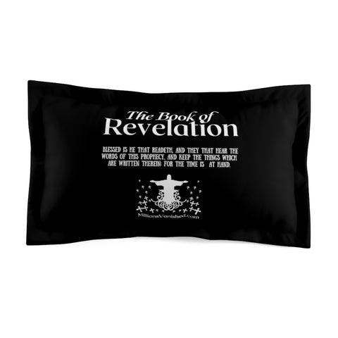 Pillow Sham Revelation 1:3 White Black