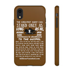 Phone Cases Saint White Brown