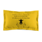 Pillow Sham Great Commission Black Yellow