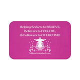 Bath Mat Great Commission White Hot Pink