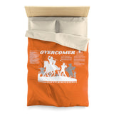 Blanket Comforter - Overcomer White Orange