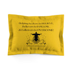 Pillow Sham Great Commission Black Yellow