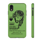 Phone Cases Sinner Black Light Green