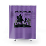 Shower Curtain - Overcomer Black Lavender