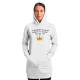Sweatshirt Hoodie Longline Crown