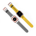 Watch Band Logo Site Black Yellow