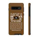 Phone Cases Saint White Brown