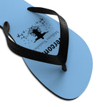 Shoes Unisex Flip-Flops - Overcomer Light Blue