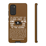 Phone Cases Saint White Brown