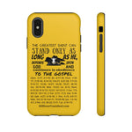 Phone Cases Saint Black Yellow