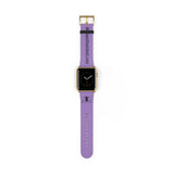 Watch Band Logo Site Black Lavender