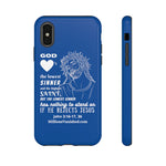 Phone Cases Sinner White Navy