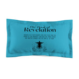 Pillow Sham Revelation 1:3 Black Teal