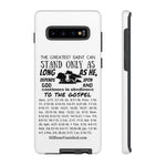 Phone Cases Saint Black White