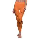 Leggings Saint Sinner Logo Rev. 1:3 Black Orange