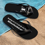 Shoes Unisex Flip-Flops - Overcomer Black