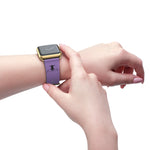 Watch Band Logo Site Black Lavender