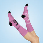 Socks - Crew Socks Pink