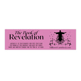 Stickers Bumper - Revelation 1:3 Logo Black Pink