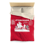 Blanket Comforter - Overcomer White Red