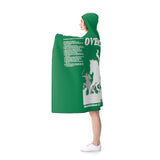 Blanket Hooded Overcomer White Green