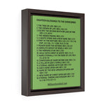 Pictures Canvas Overcomers Black Green