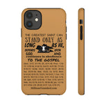 Phone Cases Saint Black Light Brown