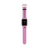 Watch Band Logo Site Black Pink