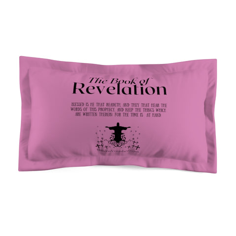 Pillow Sham Revelation 1:3 Black Pink