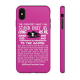 Phone Cases Saint White Hot Pink