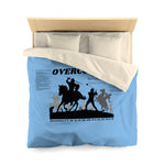 Blanket Comforter - Overcomer Black Light Blue