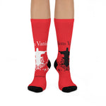Socks - Crew Socks Red