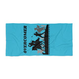 Towel Beach - Overcomer Black Teal