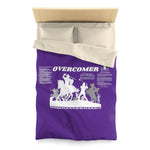 Blanket Comforter - Overcomer White Purple
