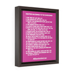 Pictures Canvas Overcomers White Hot Pink