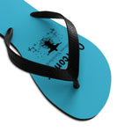 Shoes Unisex Flip-Flops - Overcomer Teal