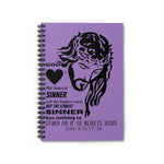 Notebook Sinner Black Lavender