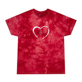 T-Shirt Adult Unisex Tie-Dye Crystal Heart