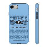 Phone Cases Saint Black Light Blue