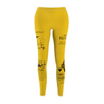 Leggings Saint Sinner Logo Rev. 1:3 Black Yellow