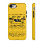 Phone Cases Saint Black Yellow