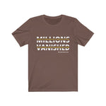 T-Shirt Adult Unisex Millions Vanished Gold