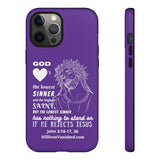 Phone Cases Sinner White Purple