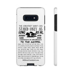 Phone Cases Saint Black White