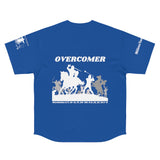 Shirt Men's Baseball Jersey Overcomer Blue