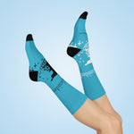 Socks - Crew Socks Sassy Blue