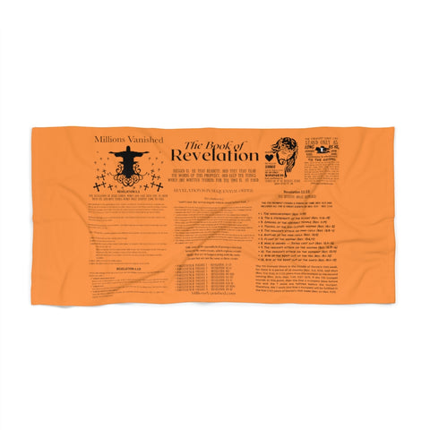 Towel Beach - Revelation Salvation Black Tangerine