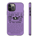 Phone Cases Saint Black Lavender