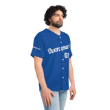 Shirt Men's Baseball Jersey Overcomer Blue