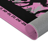 Rug Overcomer Black Pink